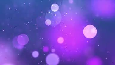 紫色浪漫光斑光晕视频背景视频的预览图